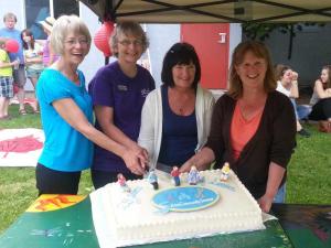 25 yr cake cutting